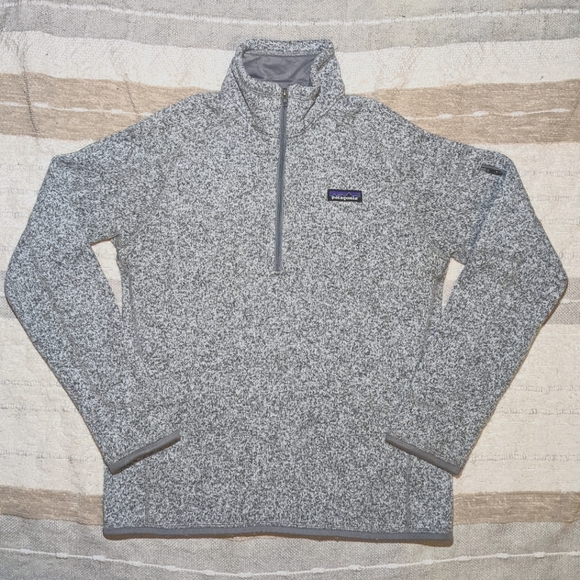 Patagonia Sweaters - Patagonia Women's Size Medium Better Sweater Gray 1/4 Zip